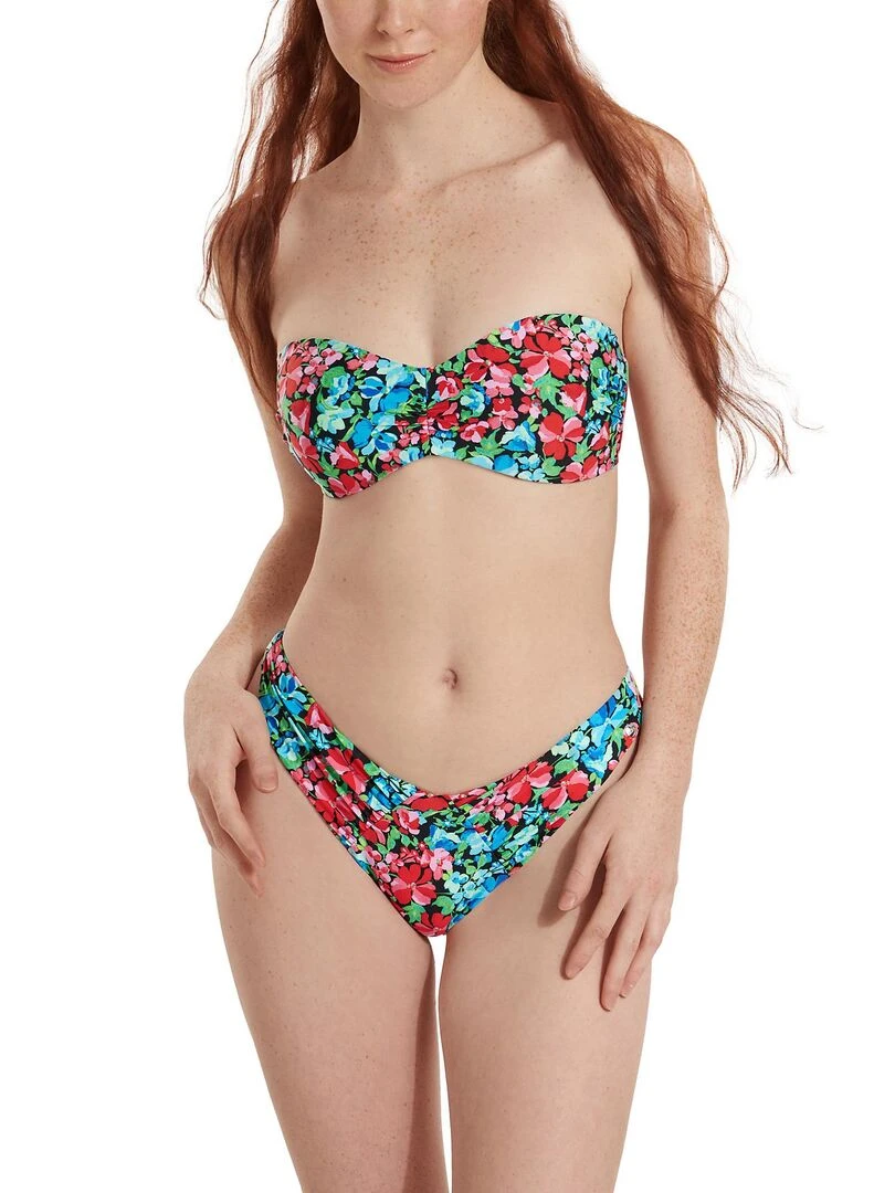 Haut maillot de bain bandeau préformé sans armatures Napoli   Bleu
