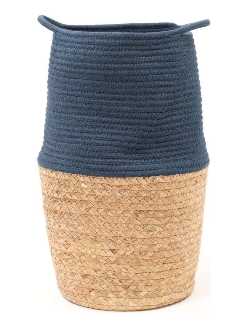 Panier long tressé 'LA FACTORY' 'TODAY' Bleu