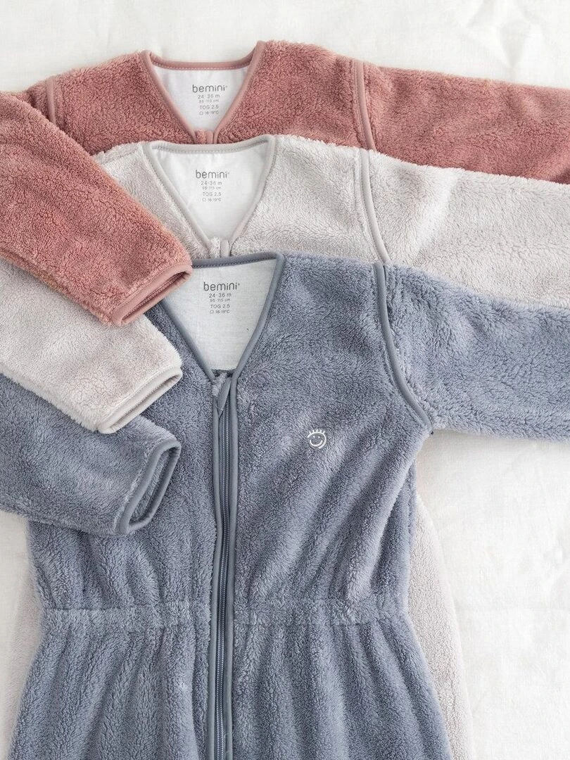Bemini Gigoteuse  jambes séparables Softy   Bleu gris