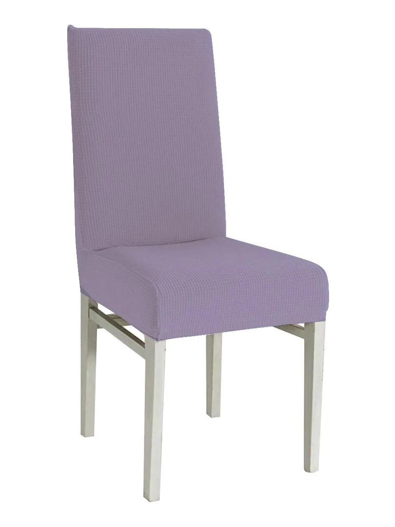 1 Housse de chaise extensible Gris Gris