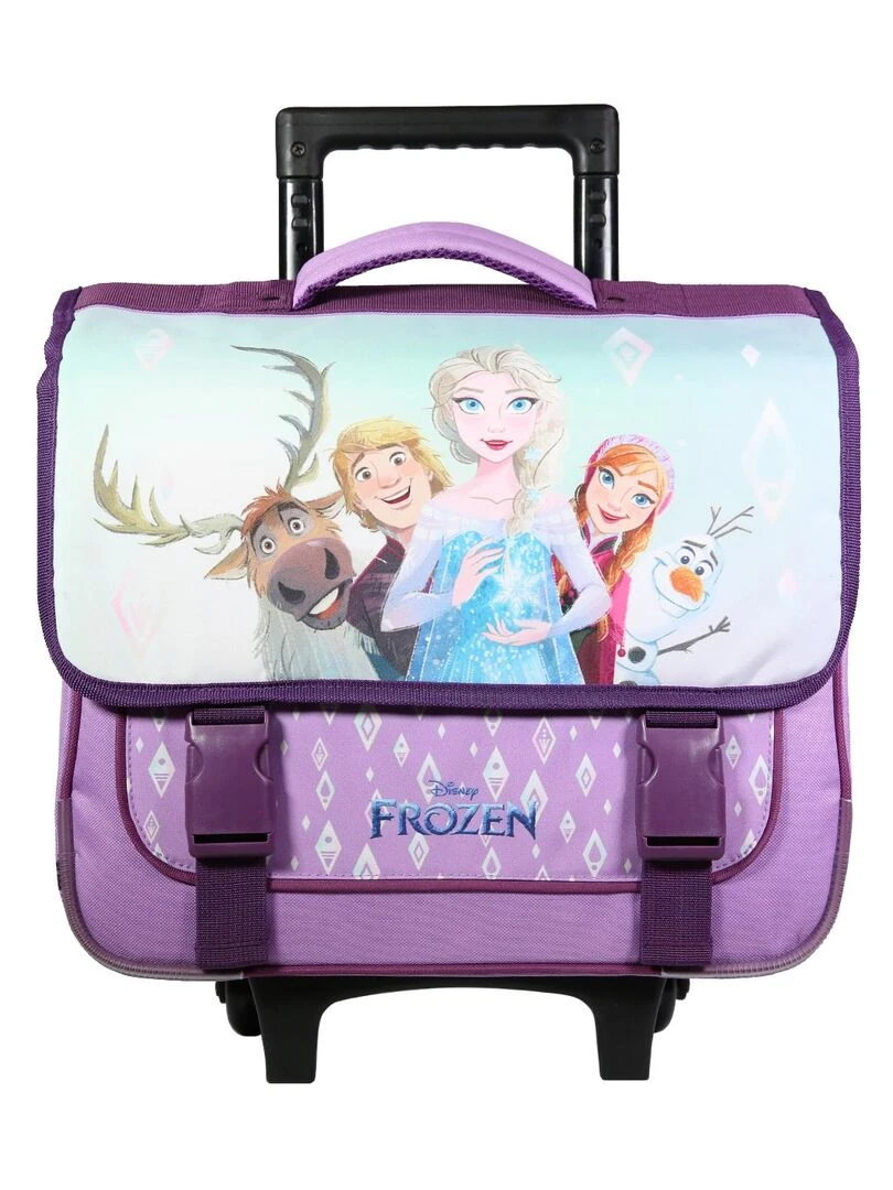 BAGTROTTER Cartable à roulettes 38 cm La Reine des Neiges / Frozen Violet Violet