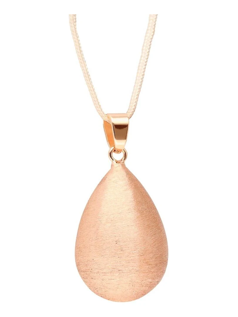 Bola de grossesse Collier Goutte effet brossé Rose
