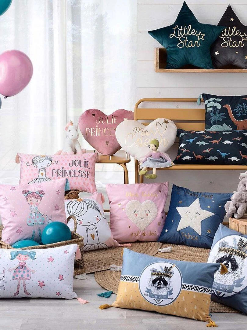 Coussin déco Lilylove Rose