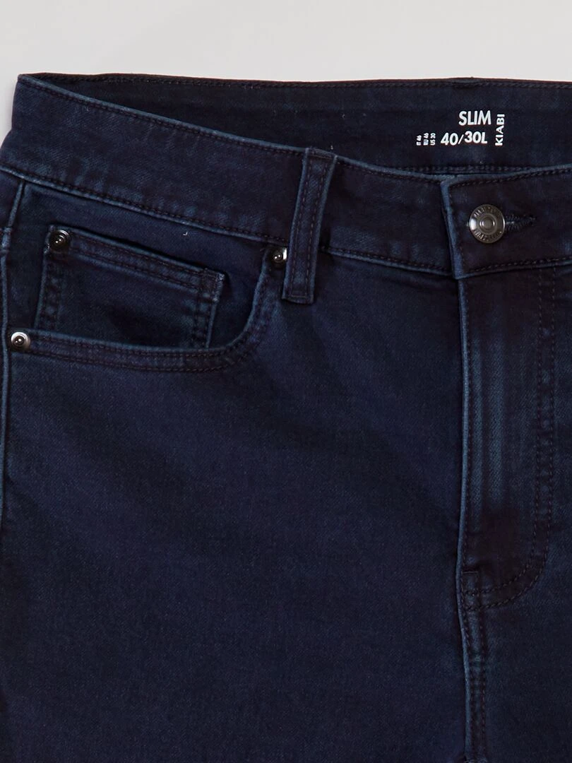 Jean slim stretch   L30   Bleu foncé