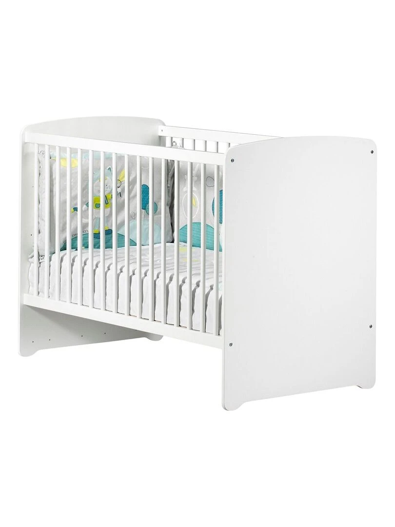 Lit bébé BASIC BABYPRICE Blanc