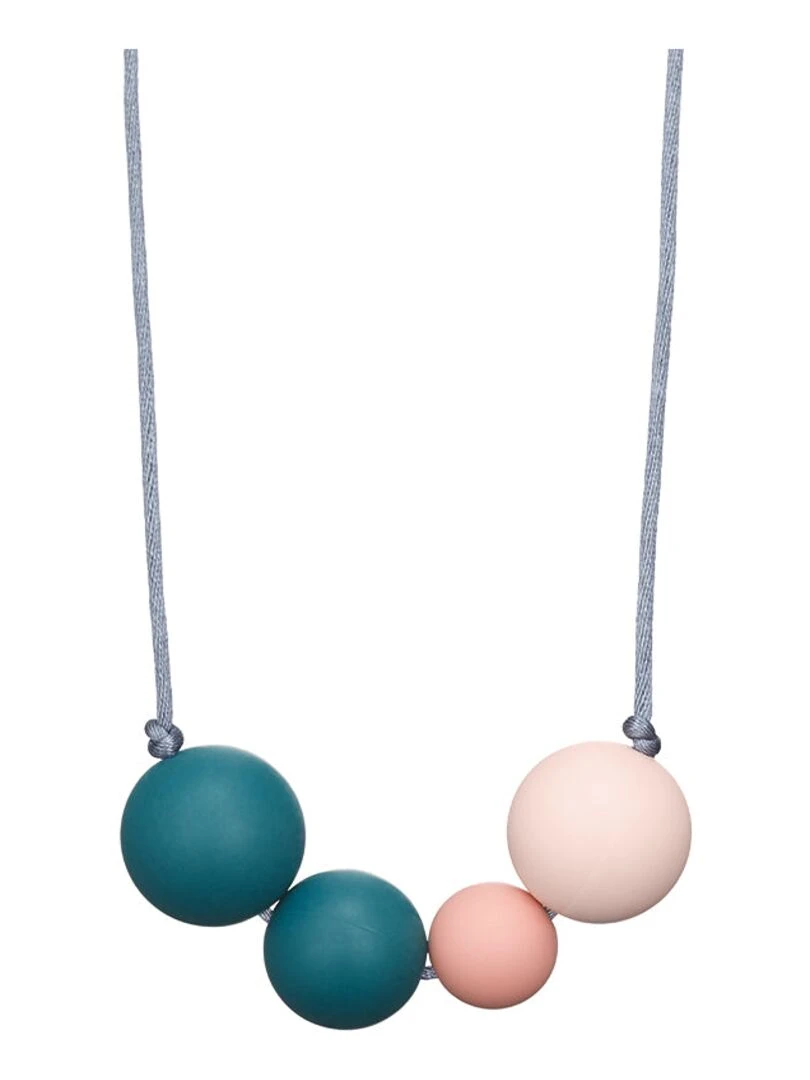 Collier d'allaitement Love Actualy Pétrole   Bleu Rose