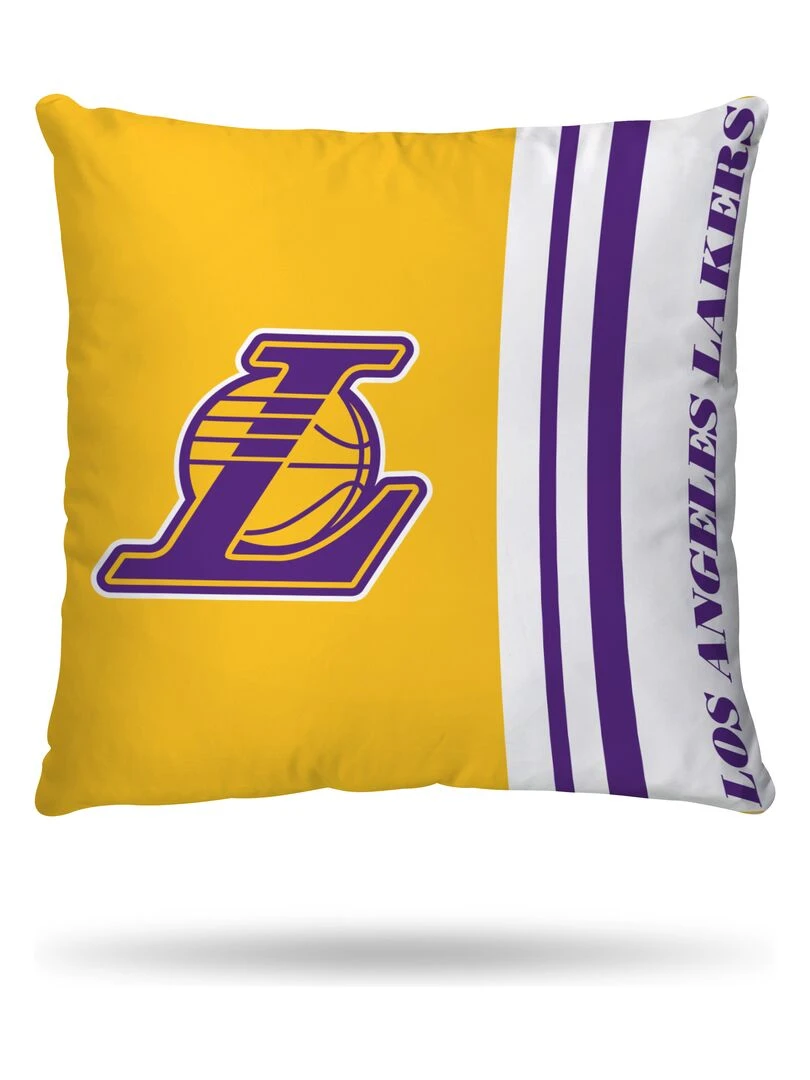 Housse De Couette Basket Ball NBA Los Angeles Lakers et Taies D'oreiller   100% Coton   Jaune
