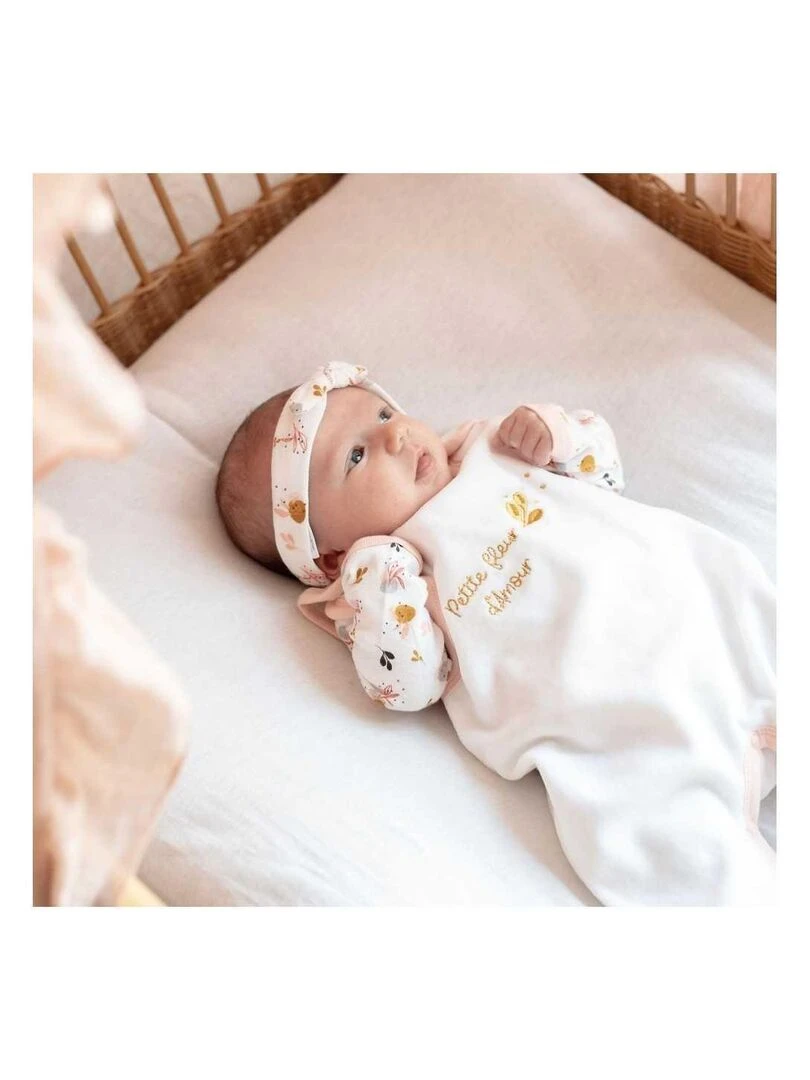 Kit naissance 3 pièces   Blanc