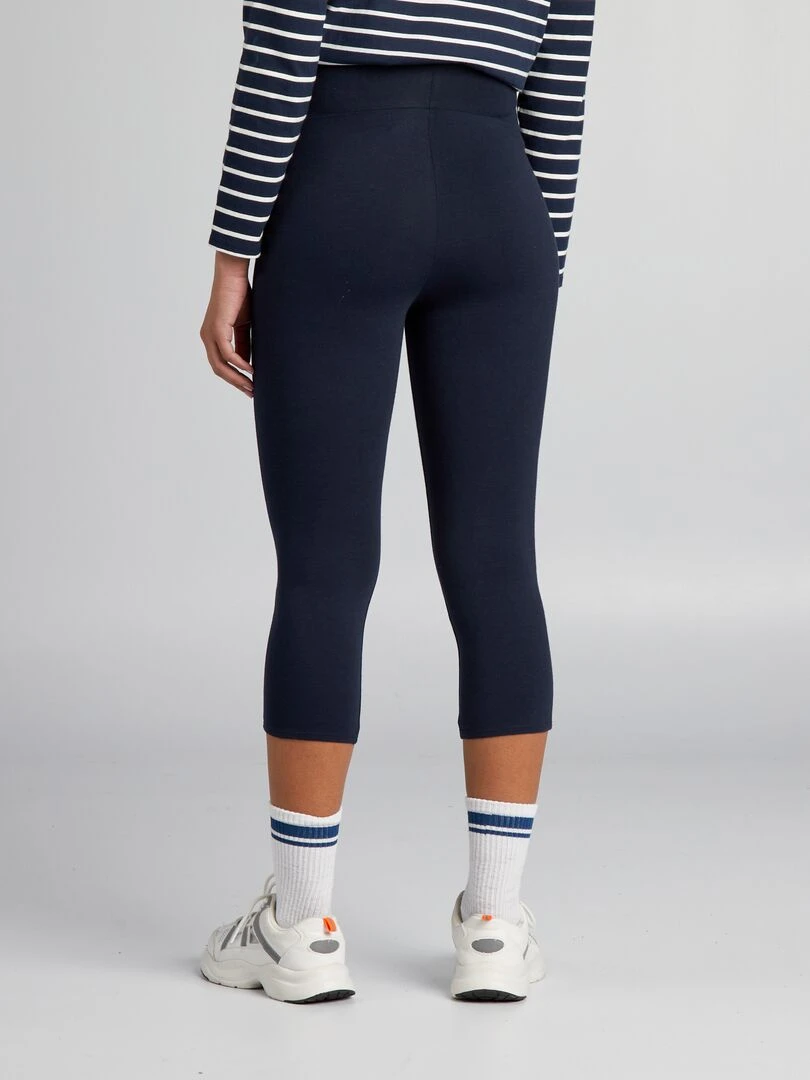 Legging court grossesse   bleu marine