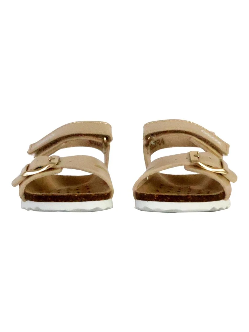 Sandale Cuir Enfant Geox Chalki B922RA 000NF   Gris