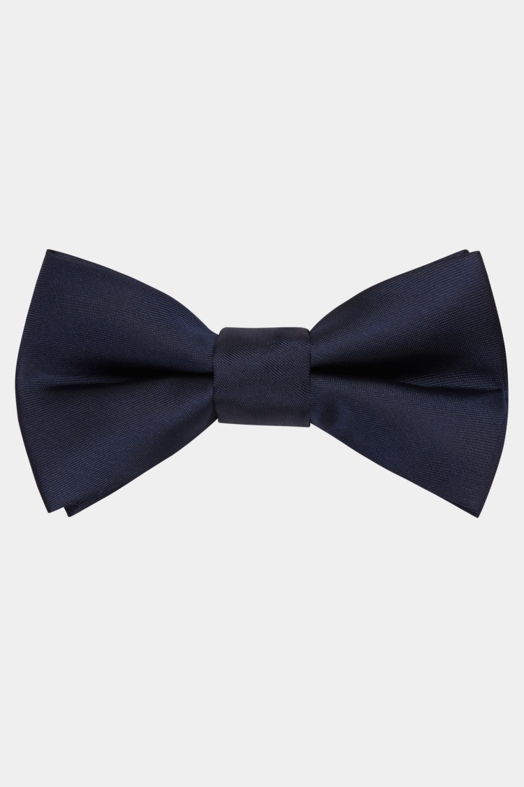 Navy Skinny Bow Tie Buy Online at Moss