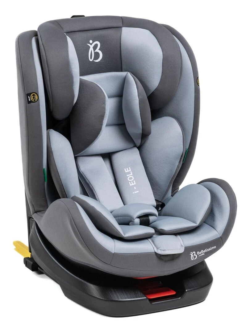 BEBELISSIMO   Siège auto Isofix   pivotant 360 °   groupe 0+/1/2/3   (0 36kg)   i EOLE   gris   Gris
