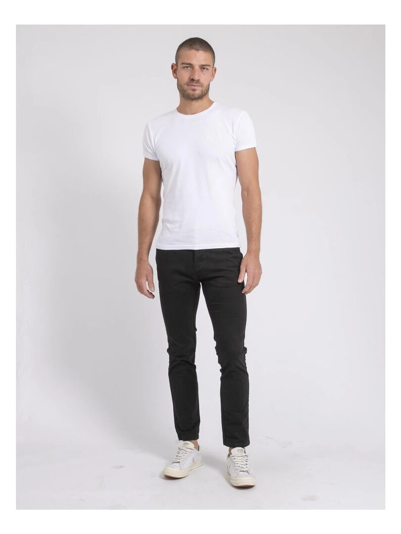 Pantalon chino VALDEK   Noir