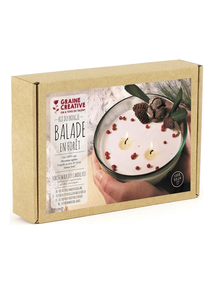 Coffret DIY bougie balade en forêt   N/A