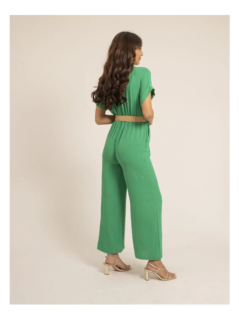 Combi pantalon et ceinture EDERNIE Vert