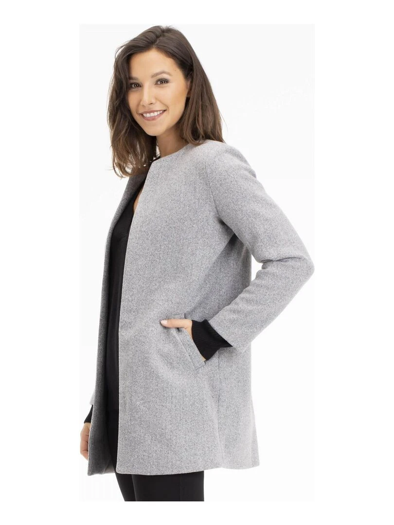 Manteau  ELIE   Gérard Pasquier   Gris clair