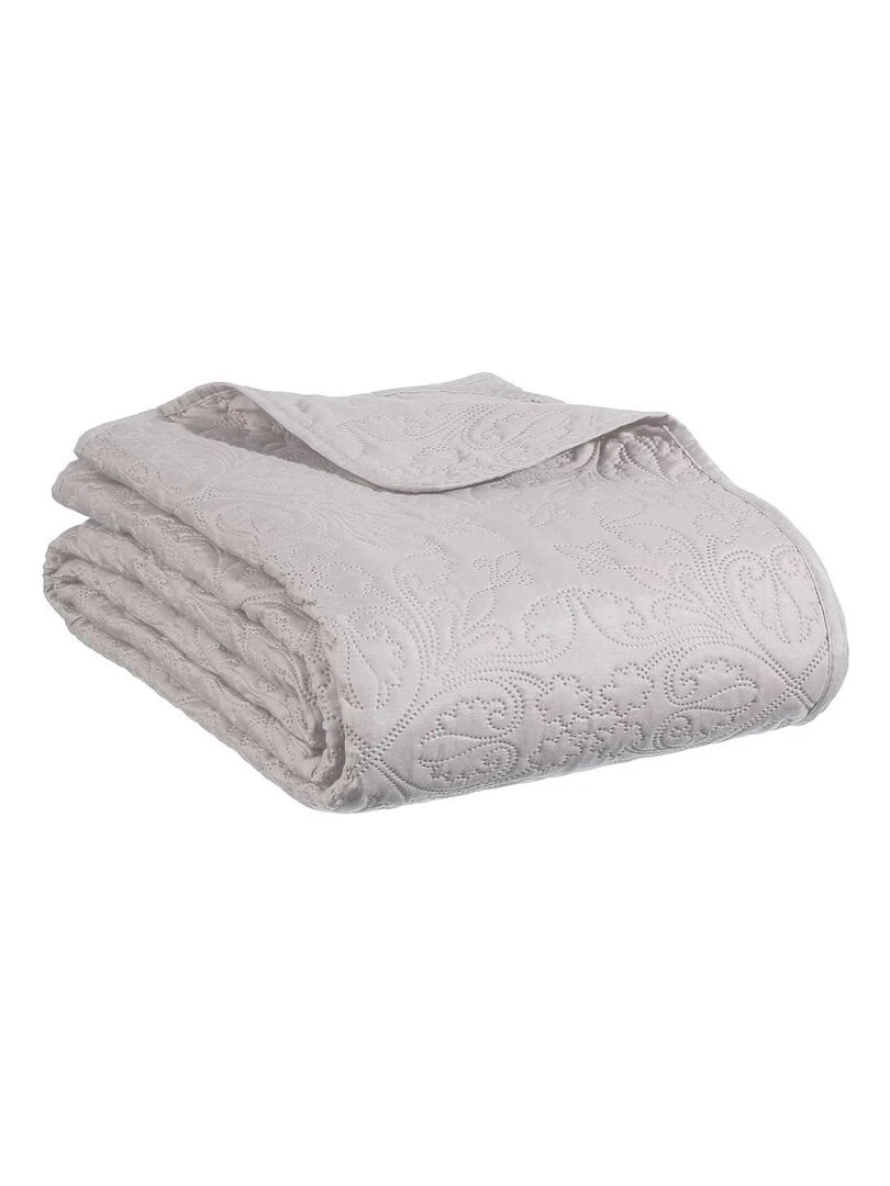 Dessus de lit + taie(s) Arabesque taupe Taupe