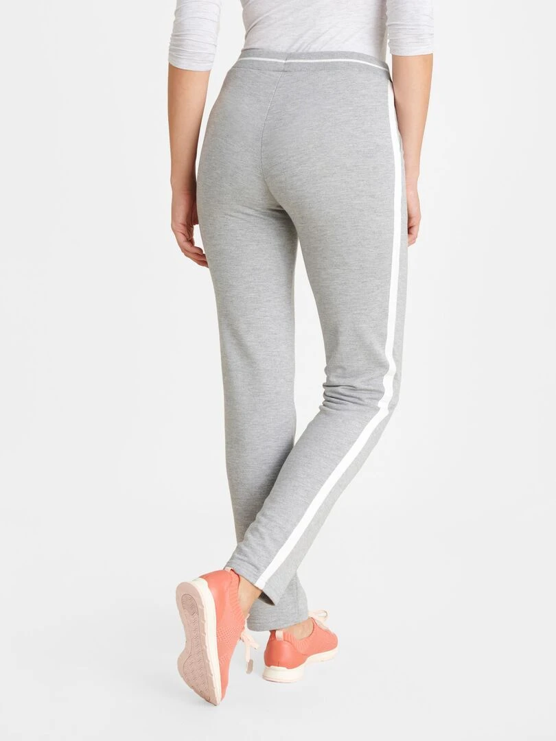 Pantalon de détente intérieur bouclette   Happy D. by Damart   Gris chiné