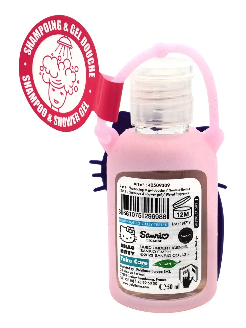 Hello Kitty Gel douche 2 en 1 : Corps & Cheveux 50 ml N/A