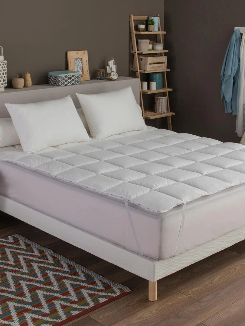 DODO Surmatelas Palace Anti Acariens Blanc