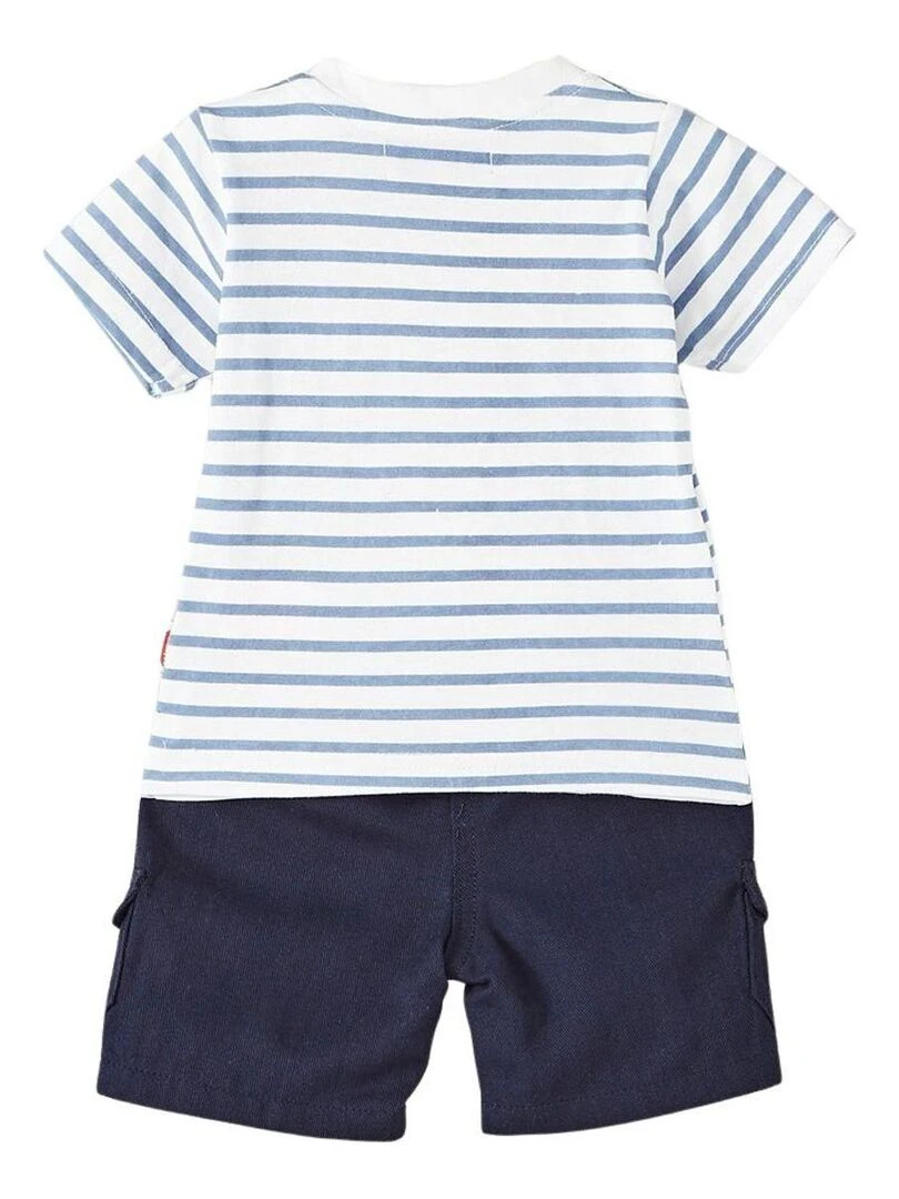 Gilet en Maille pour Bébé Garçon  CÉRÉMONIE   Bleu foncé