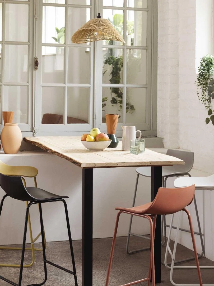 Suspension en cordes de papier   Beige