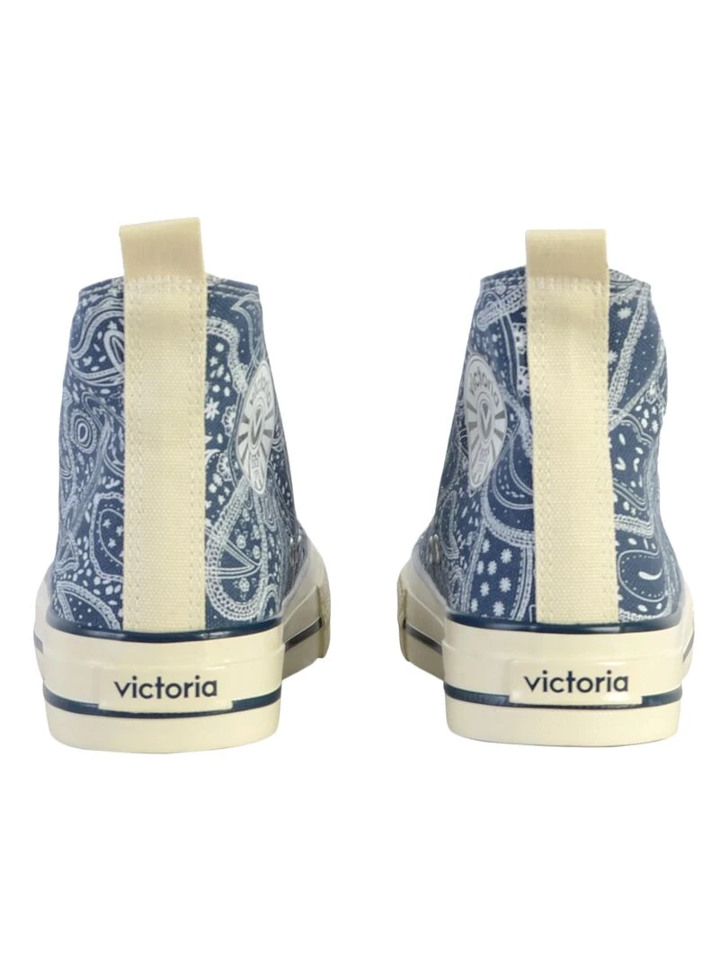 Basket à Lacets Victoria   Bleu