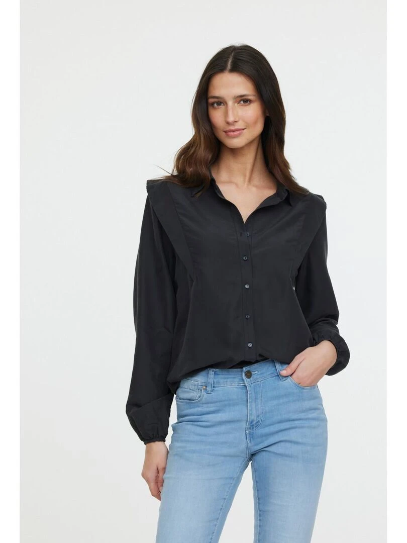 Lee Cooper Chemise manches longues modal comfort DALZA ML Noir
