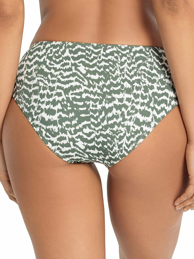 Bas maillot slip de bain taille haute côtés réglables Sansa Multicolore