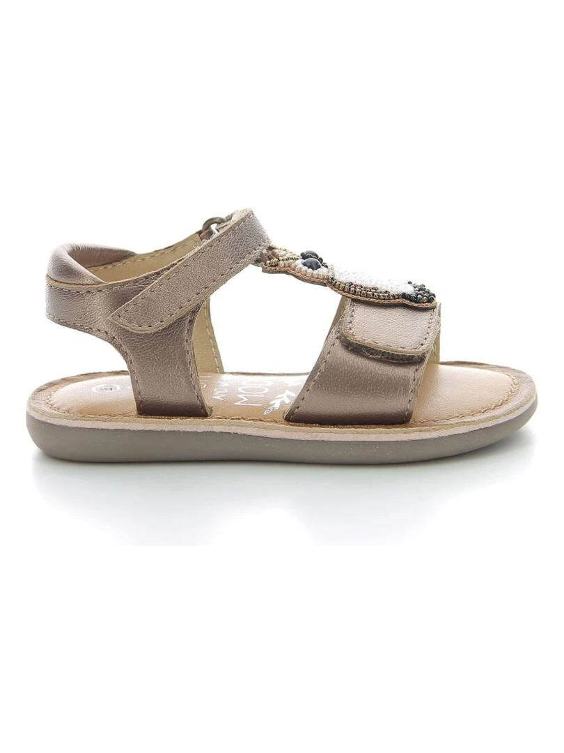 Sandales Cuir Cloonimals Marron