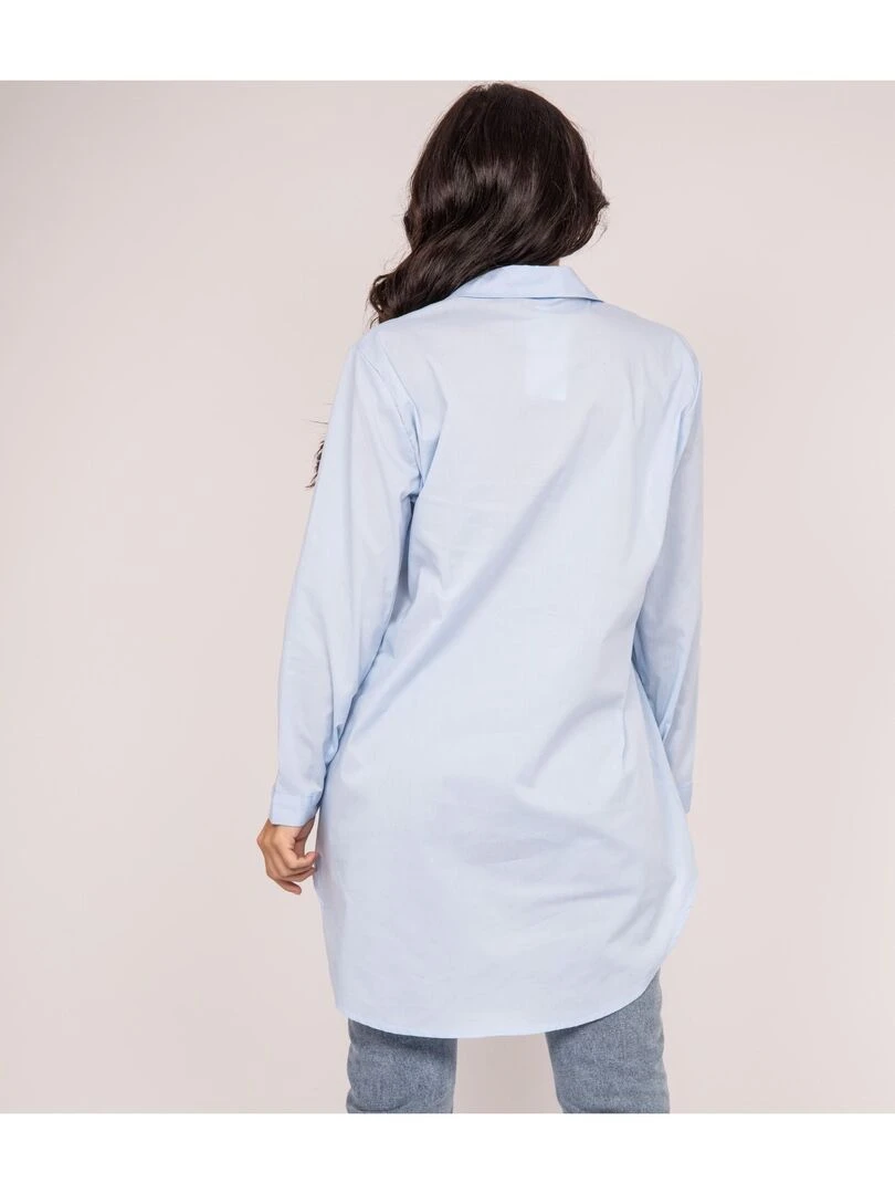 Chemise oversize OMAEL Bleu