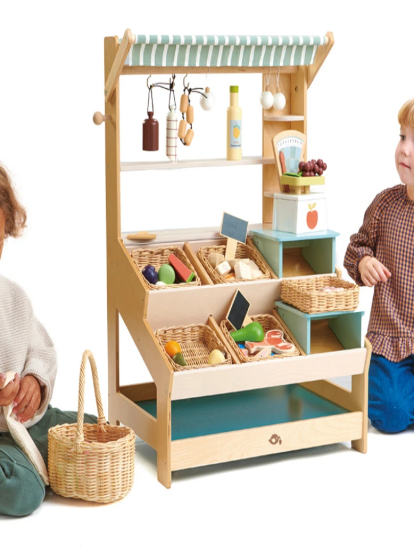 Étal de marché en bois   N/A