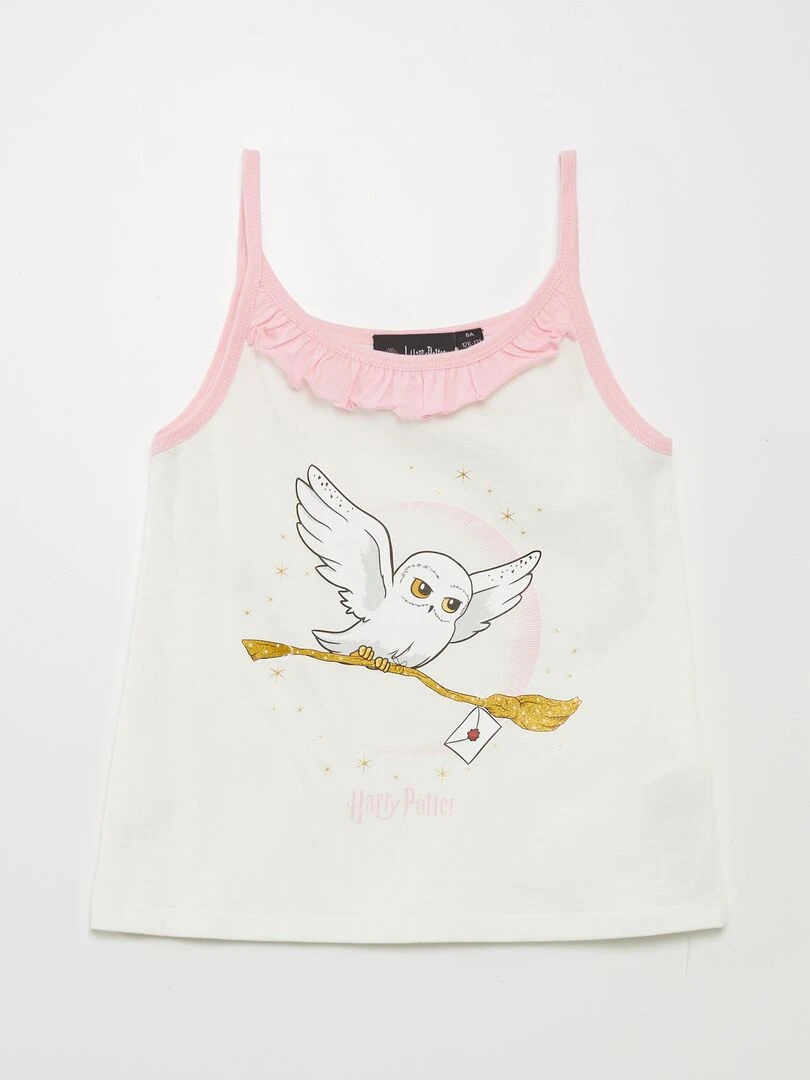 Ensemble de pyjama : short + débardeur 'Harry Potter'   2 pièces   Rose