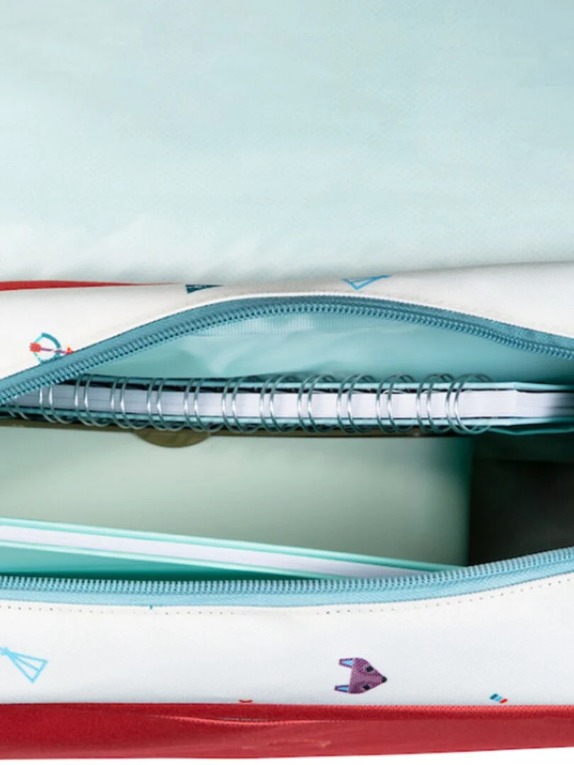 Cartable indiens Alice la renarde   Orange