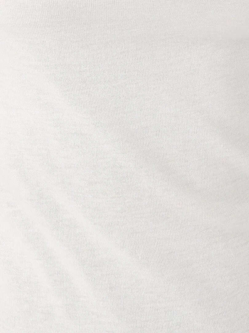 T shirt manches courtes Douceur soyeuse Thermolactyl   Damart   Blanc cassé