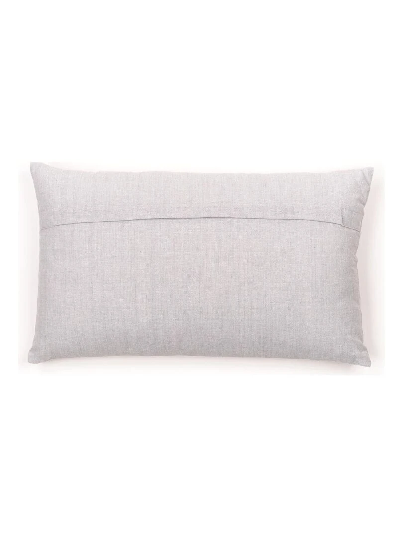 Coussin déhoussable avec broderie 'CHARME' 'TODAY'   Gris clair