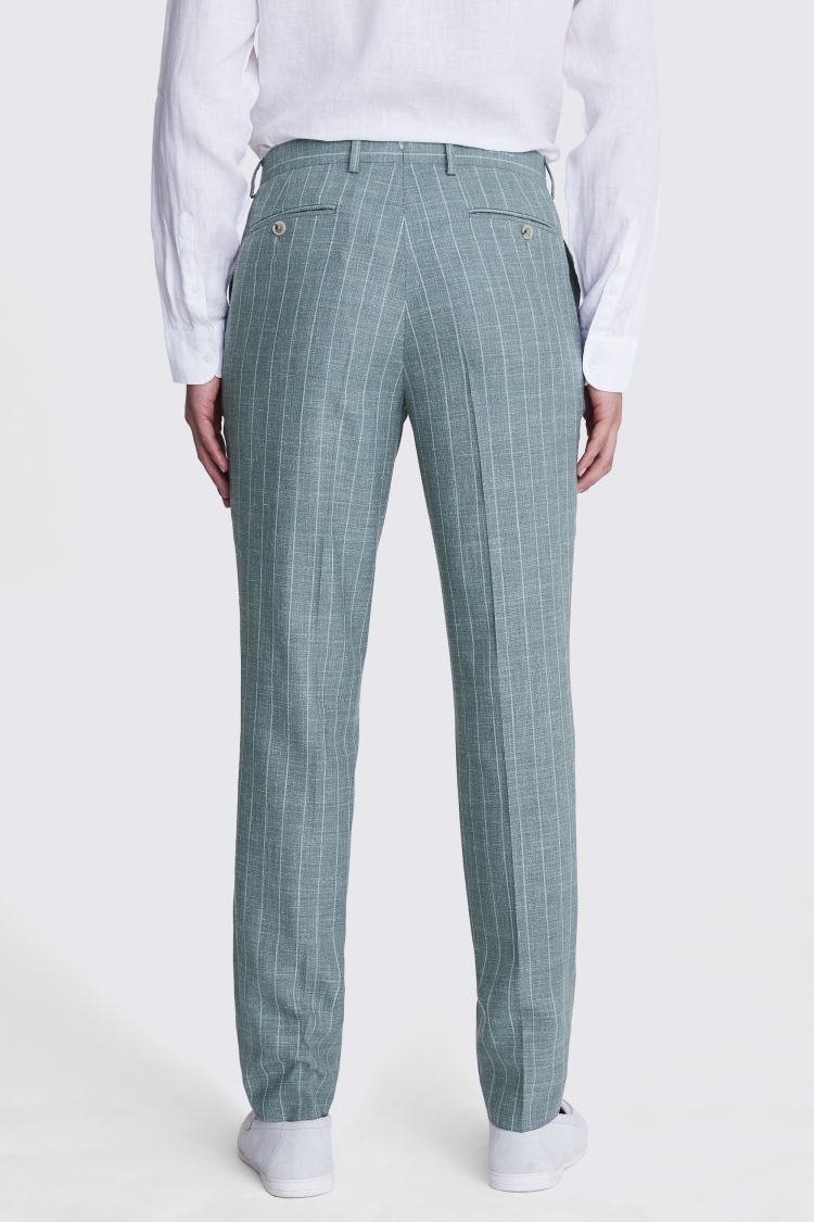 Italian Tailored Fit Navy Half Lined Trousers   Buy Online at Moss