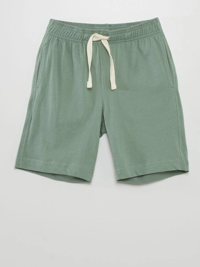 Lot de 2 shorts unis   Jaune