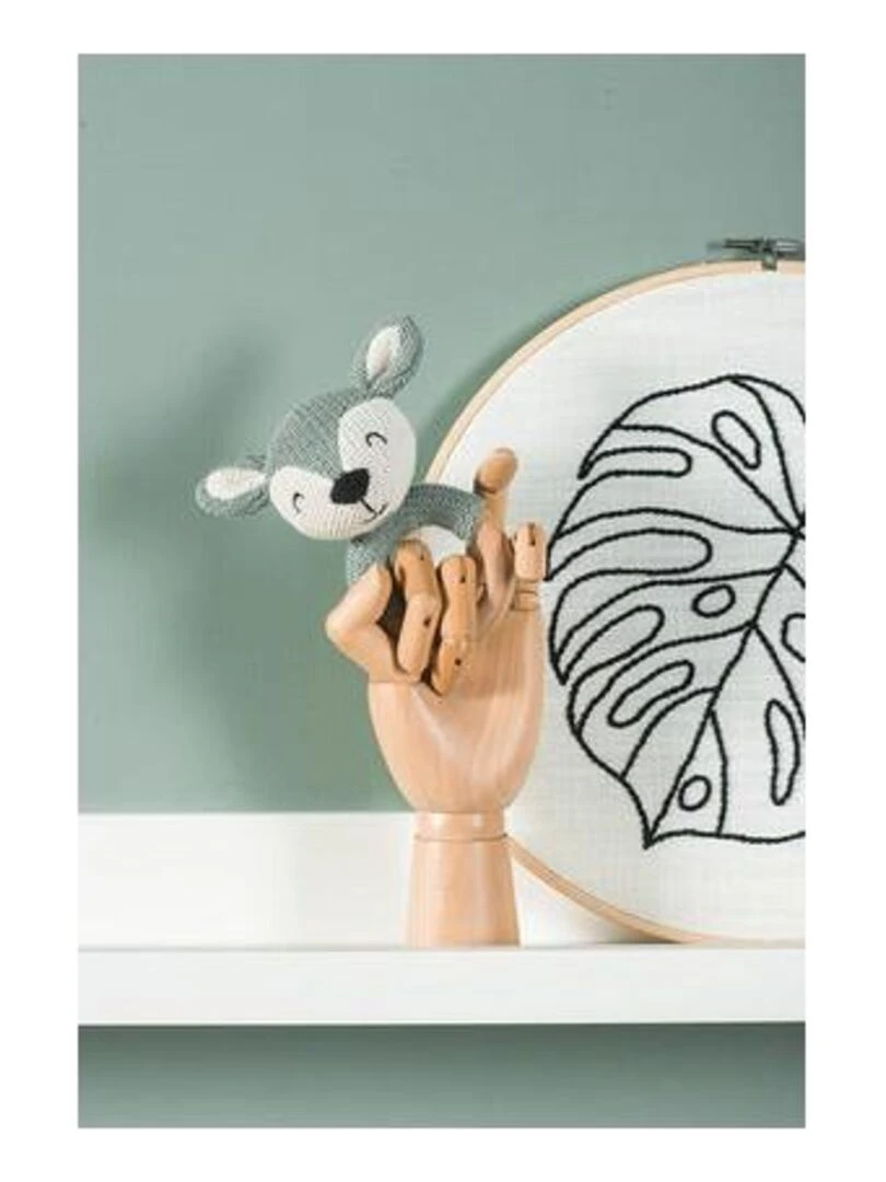 Anneau de dentition Biche Vert Cendré Jollein Vert