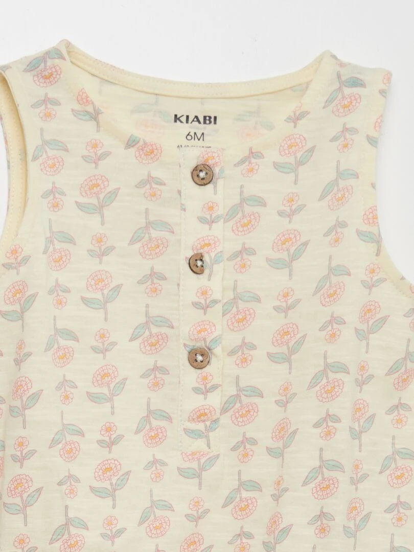 Barboteuse légère   JAUNE