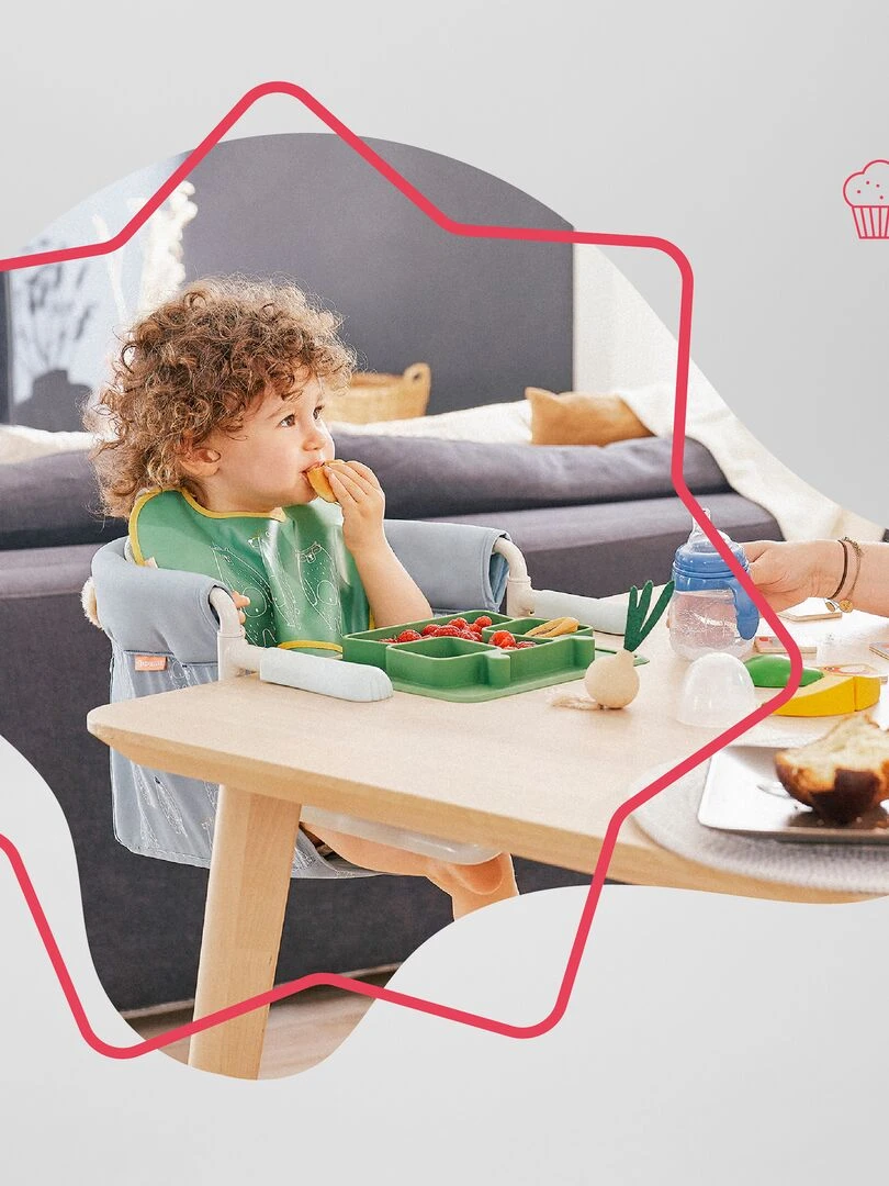 Siège de table 'Badabulle'   Bleu