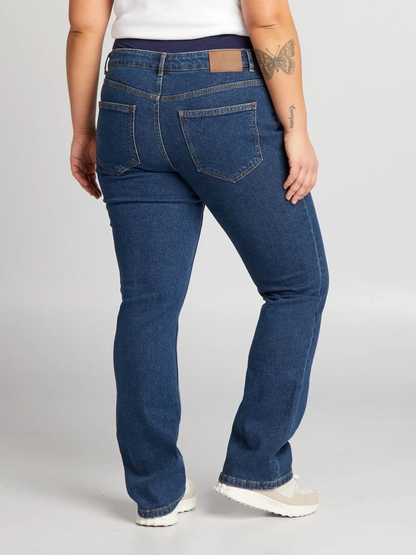 Jean flare de maternité   Bleu foncé