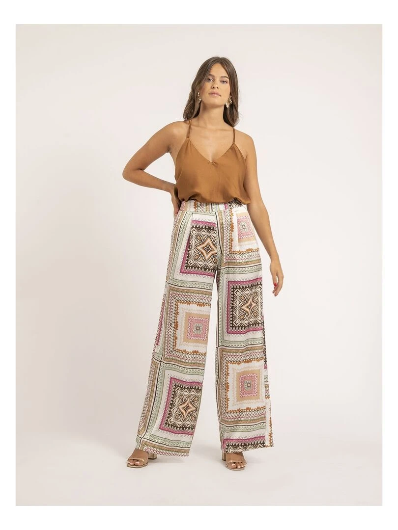 Caraco satin FIDANE   Marron caramel