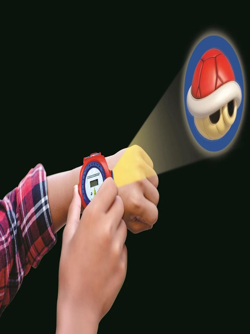 Montre Digitale Avec Projection De 20 Images Design Mario Kart   N/A