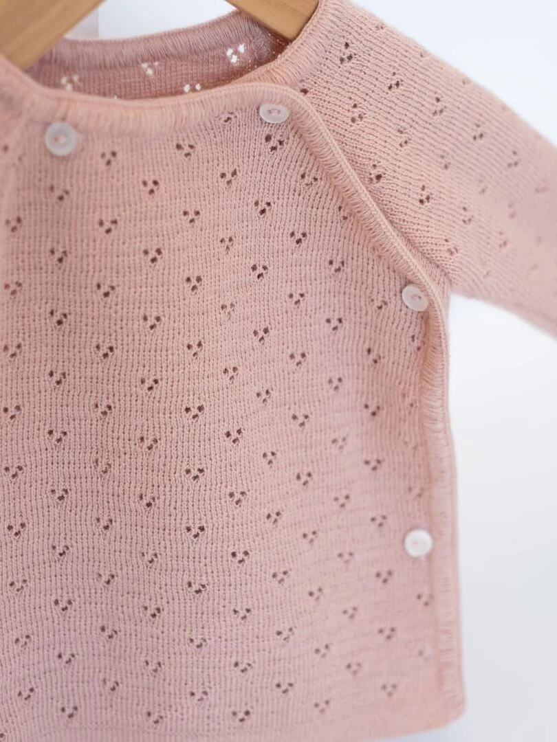 Brassière ajourée Rose