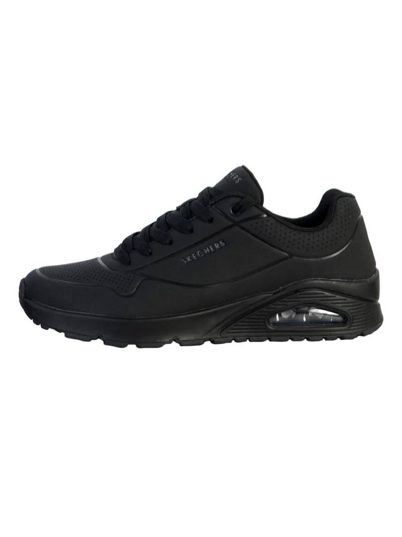 Basket à Lacets Skechers Stand On Air Homme Noir
