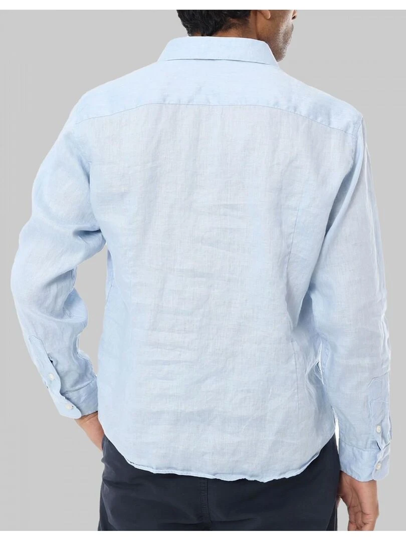 Chemise Lin Kebello   Bleu ciel