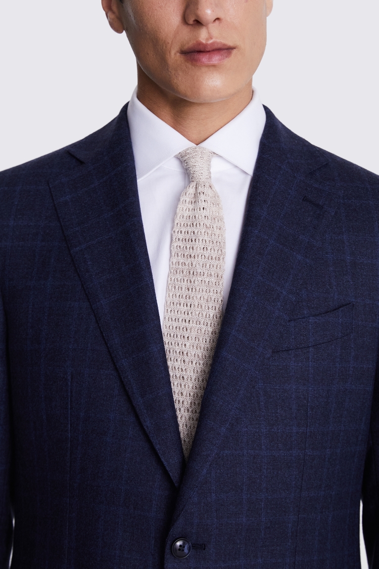 Regular Fit Blue Check Jacket   Buy Online at Moss