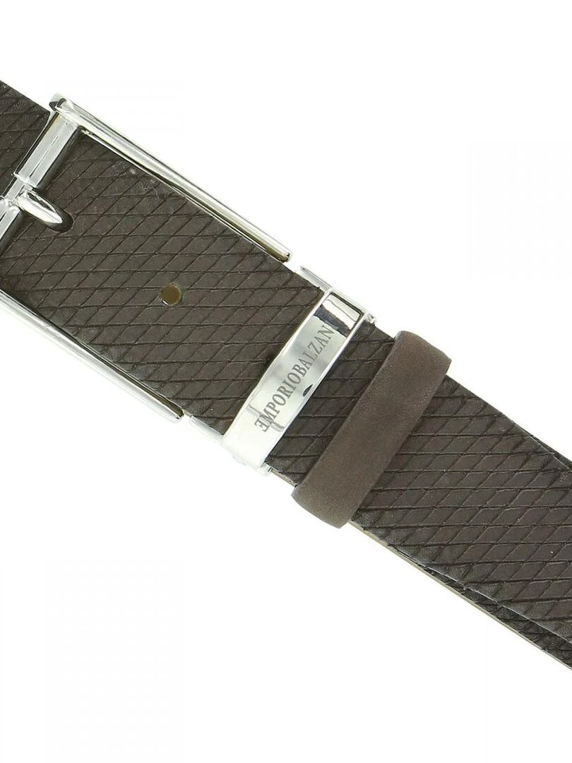 Ceinture en cuir SNAKE   Marron