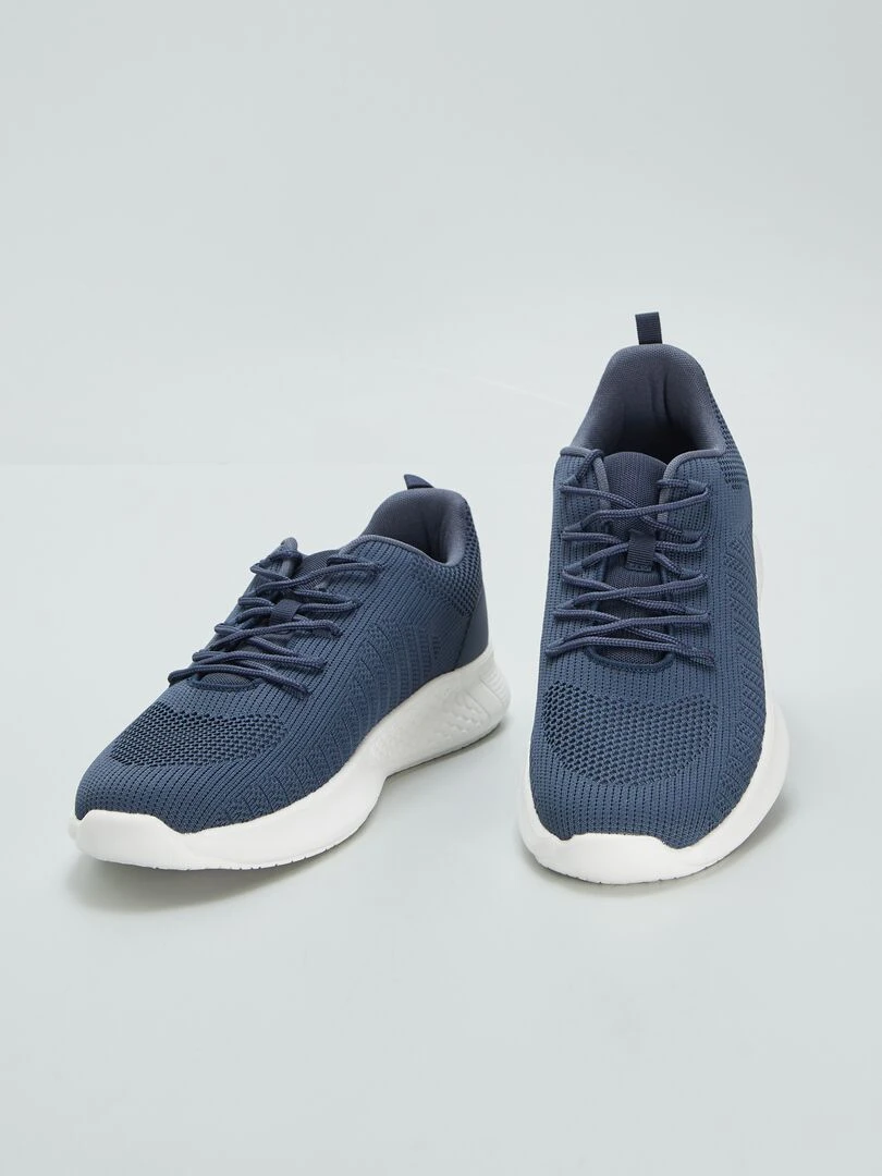 Baskets en mesh esprit running   Bleu marine